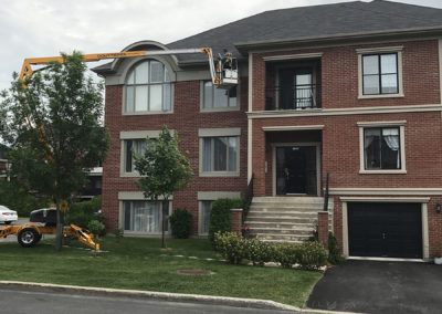 Lavage et nacelle de gouttiere sans joint dans les environs de Saint-Emelie-de-L'Energie - Gouttières Lanaudière situé à Saint-Emelie-de-L'Energie