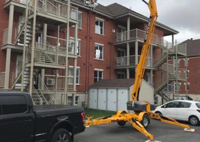 Services de nacelle à Saint-Hubert evaluation de travaux - Gouttières Lanaudière de Saint-Hubert